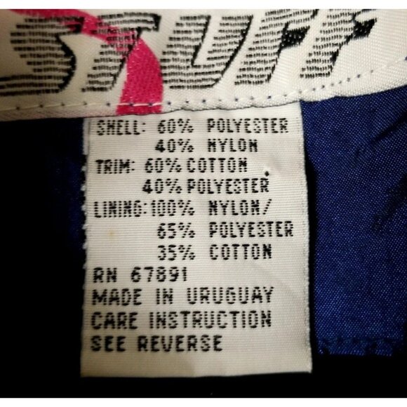 Active Stuff Vtg MultiColor Nylon Windbreaker Jacket Sz M Colorblock Patchwork - Picture 7 of 8